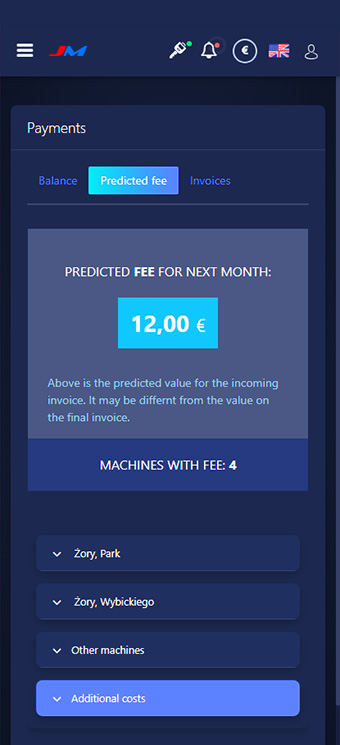 JM Operator - Payments